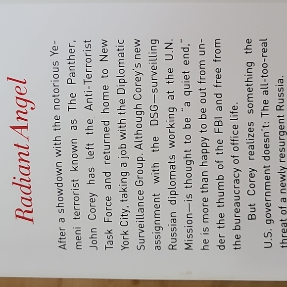 Radiant Angel by Nelson Demille Novel Hardcover - Picture 6 of 7